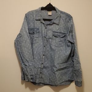 Denim button up